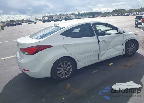 2016 Hyundai Elantra Se из США, поврежденный, VIN 5NPDH4AE4GH749599